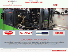 Tablet Screenshot of dieselsolano.com